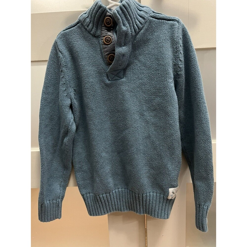 Label Of Graded Goods Sweater H And M 1993 Boys Size 7-8 Blue Color